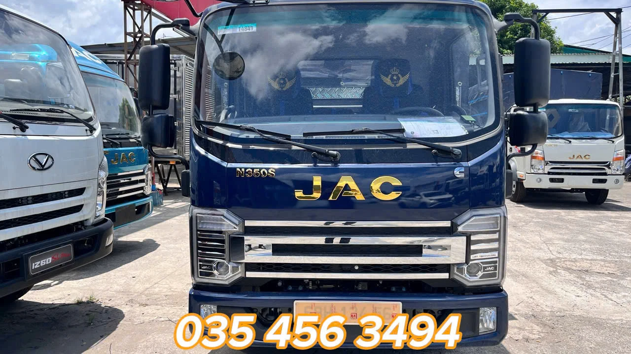 hiết kế cabin vuông khí động học hiện đại của JAC N350 Pro E5