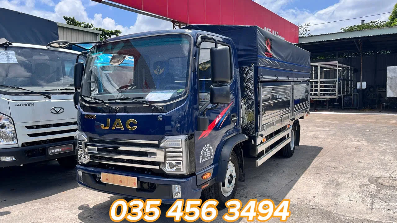 ẫu thùng tiêu chuẩn sắt inox kinh tế cho xe tải JAC 3.5 tấn