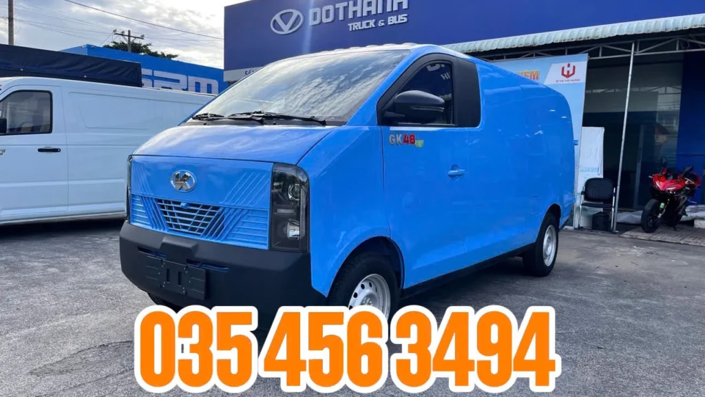 Xe van điện Kim Long GK48EV thế hệ mới
