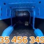 Khoang chứa hàng dung tích 5.9m3 siêu rộng của xe van Kim Long GK48EV