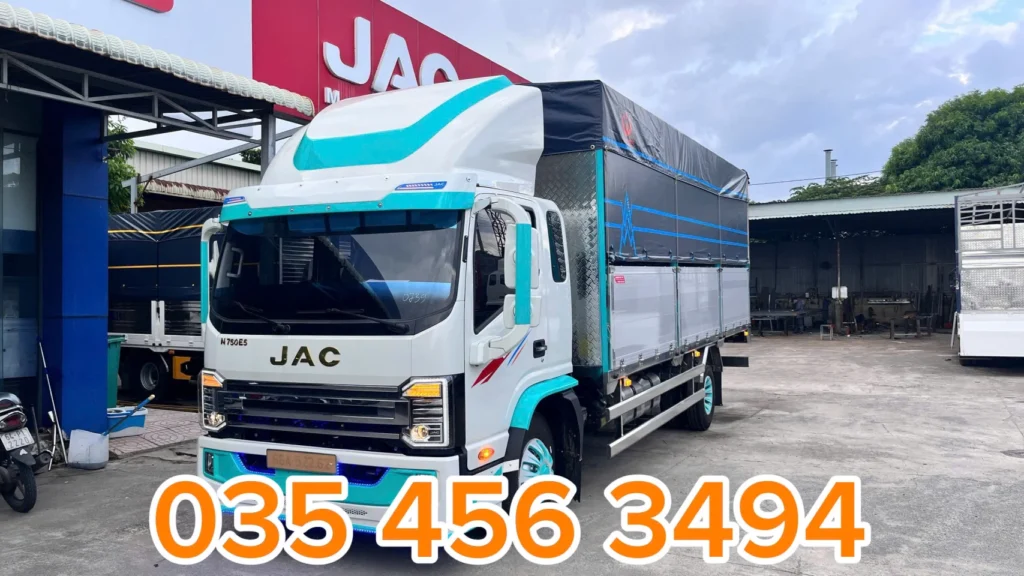 Ngoại thất cabin vuông xe tải JAC N750 PLUS E5